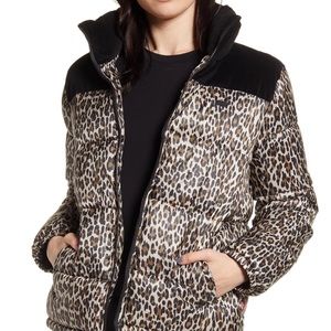 NWT Levi’s Leopard Puffer Jacket